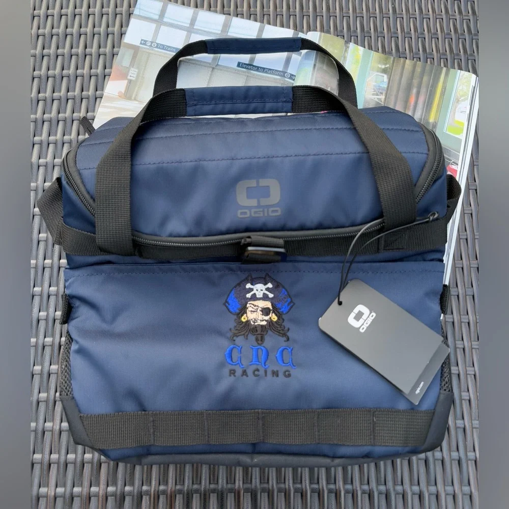 New OGIO 24 Pack-Cooler In Navy Blue/Black * Embroidered Logo